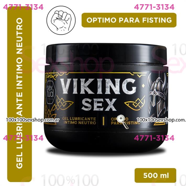 Cód: CA CR VSN500 - Viking Sex Gel lubricante intimo neutro 500ml - $ 24900
